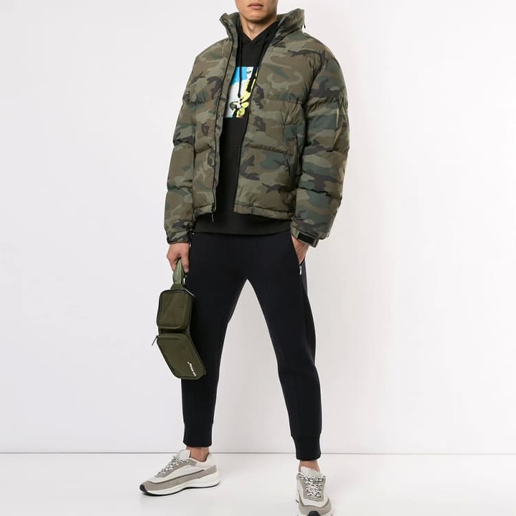 Зимняя куртка Supreme FW18 Reflective Camo Woodland Down Jacket - изображение 5