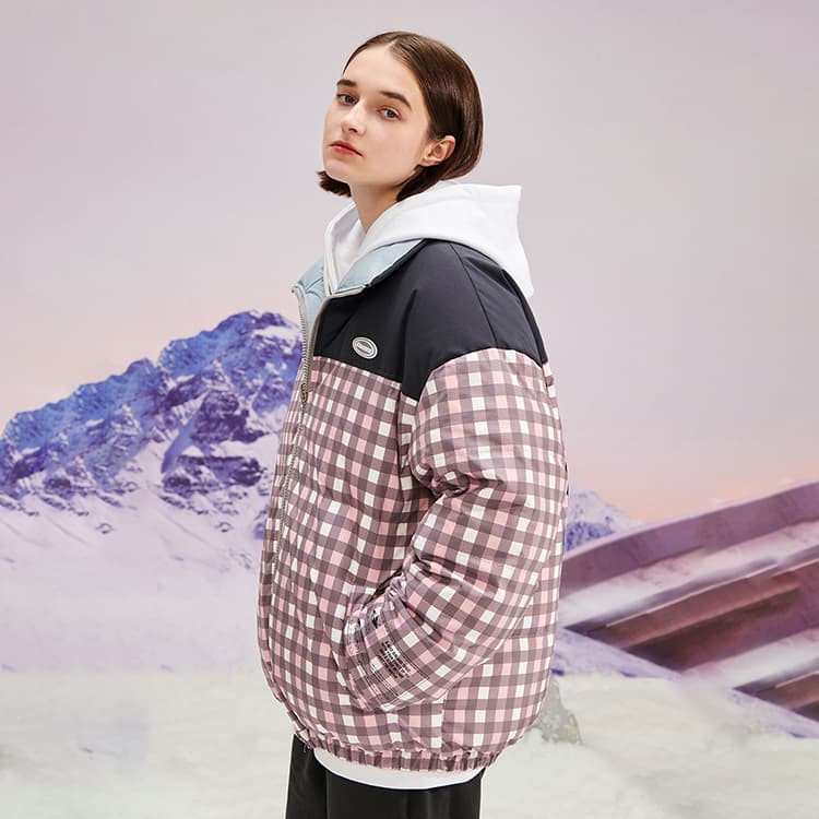 Зимняя куртка пуховик ER Reversible Logo Puffer Jacket - изображение 7