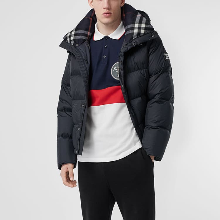 Зимняя куртка Burberry Navy Down Jacket - изображение 7