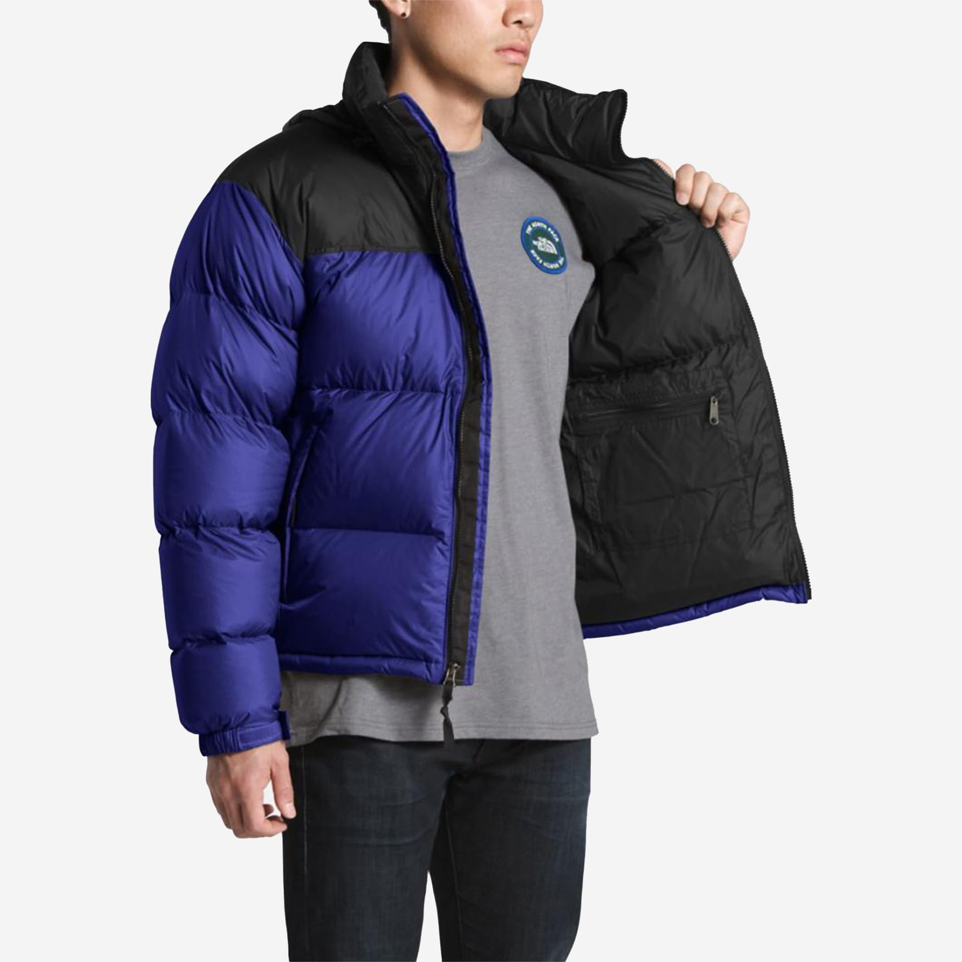 Пуховик The North Face 1996 Retro Nuptse Jacket Aztec Blue - изображение 2