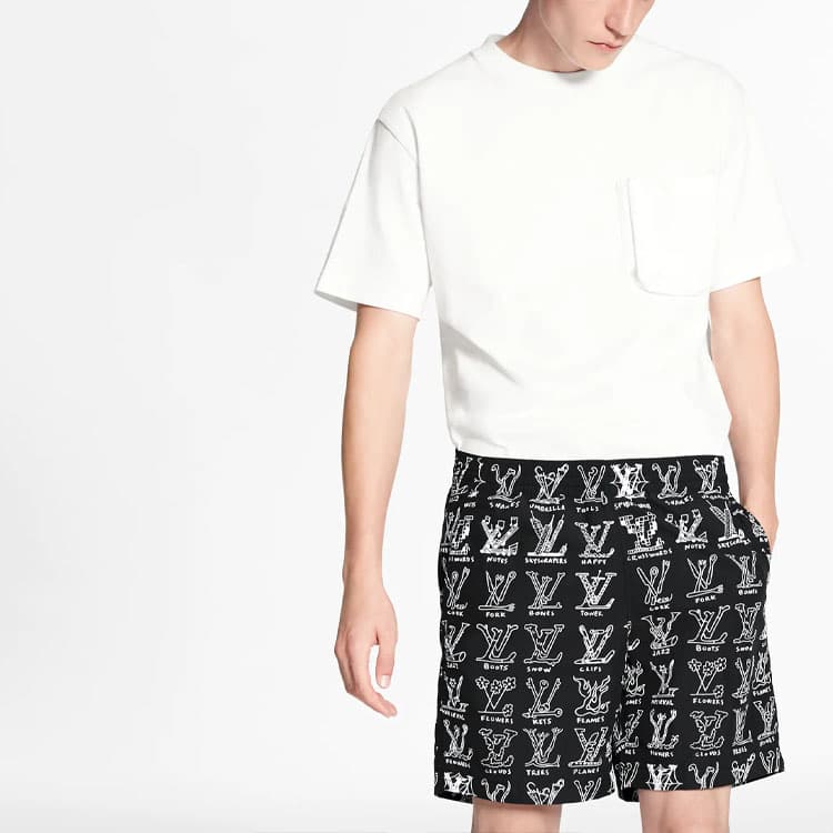 Шорты LOUIS VUITTON cartoons - изображение 5
