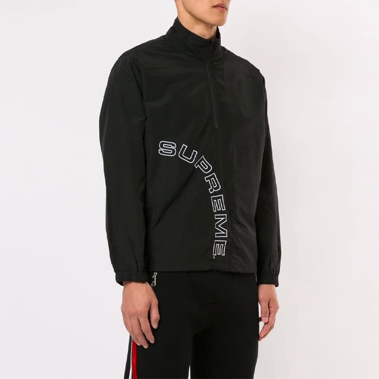 Поло Supreme SS18 Corner Arc L/S Polo Black - изображение 3