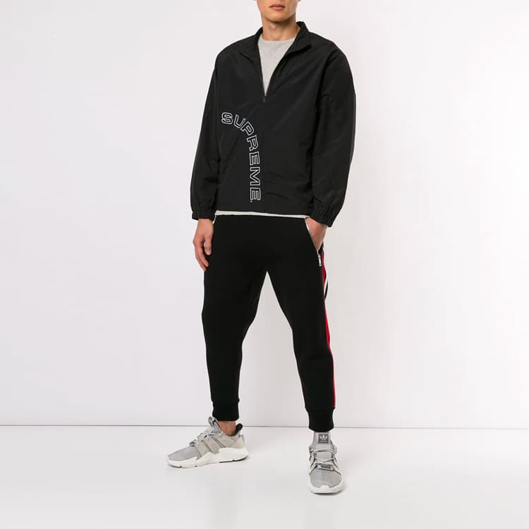 Поло Supreme SS18 Corner Arc L/S Polo Black - изображение 4