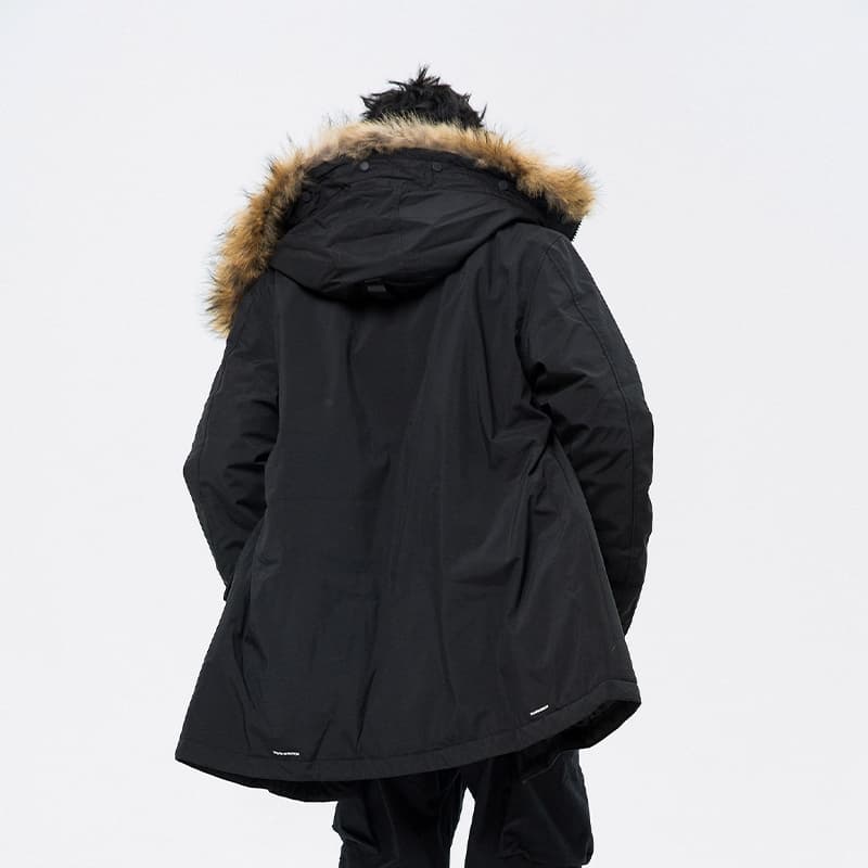 Зимняя куртка ROARINGWILD Parka Down Jacket Black - изображение 6