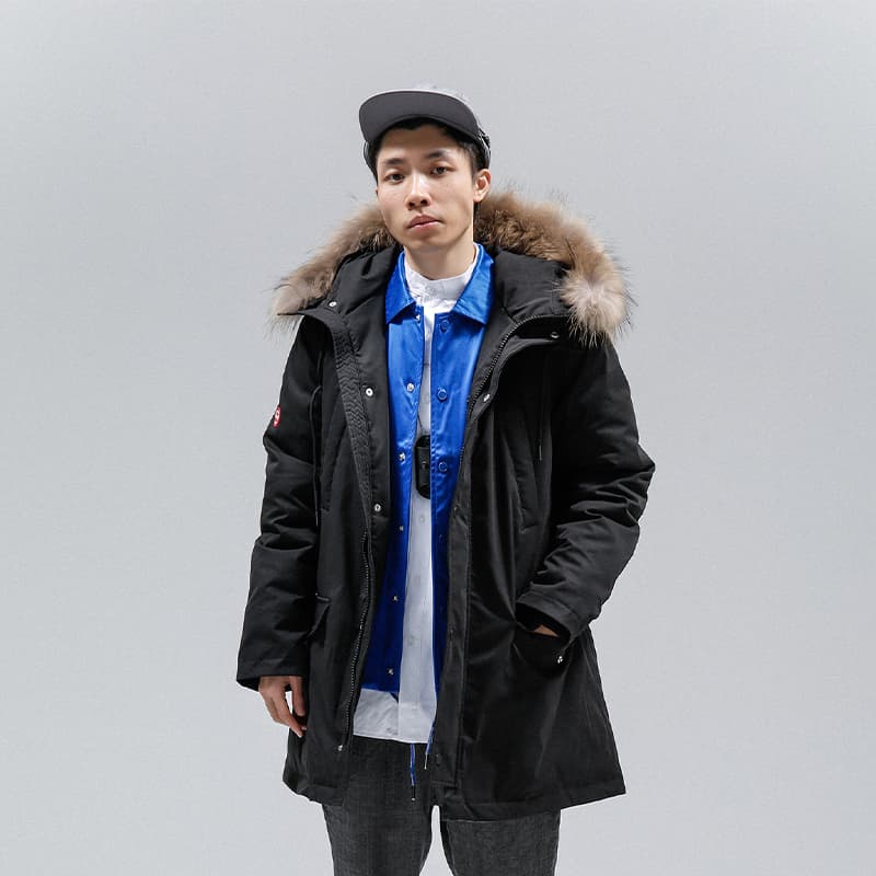 Зимняя куртка ROARINGWILD Parka Down Jacket Black - изображение 3