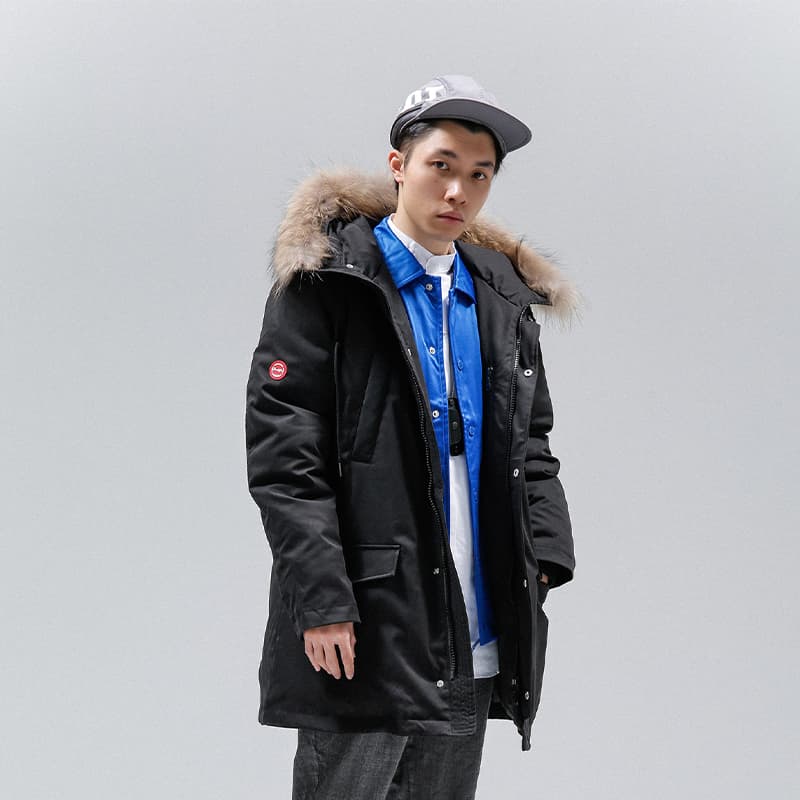 Зимняя куртка ROARINGWILD Parka Down Jacket Black - изображение 4