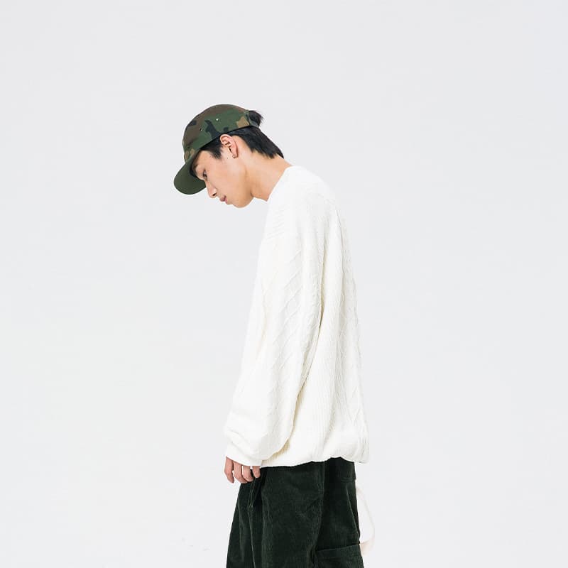 Кофта ROARINGWILD Sweater White - изображение 4
