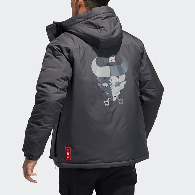 Зимняя куртка пуховик adidas Cny X-bu Jkt - изображение 3