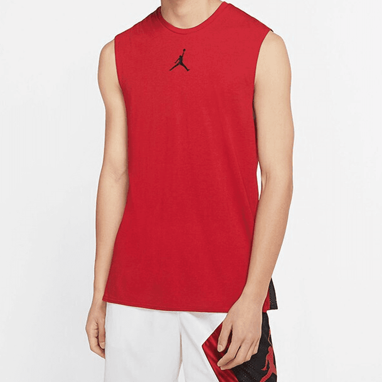 Баскетбольная майка Jordan Sleeveless Training Vest Red - изображение 4