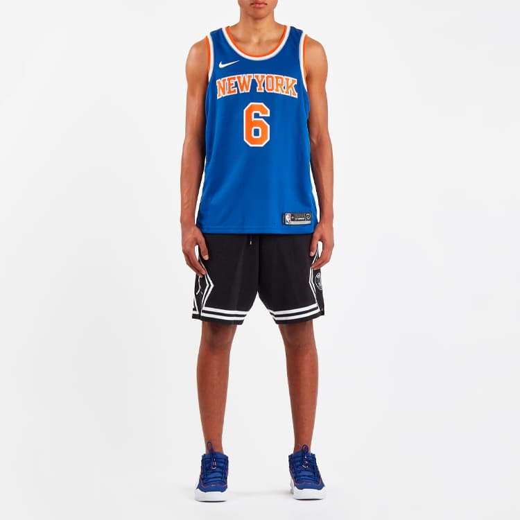 Баскетбольная майка Nike NBA Swingman Jersey Porzingis 6 Blue - изображение 3