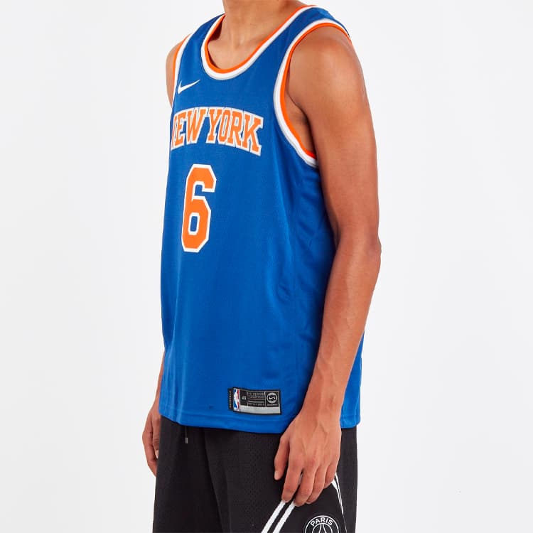 Баскетбольная майка Nike NBA Swingman Jersey Porzingis 6 Blue - изображение 6
