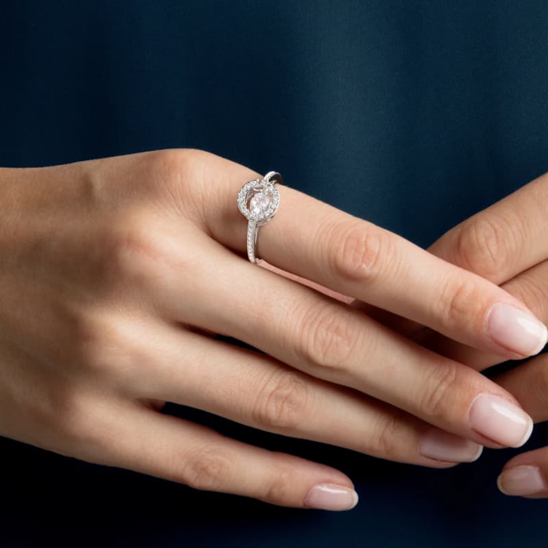 Кольцо Swarovski Sparkling Dance Round Ring - изображение 4