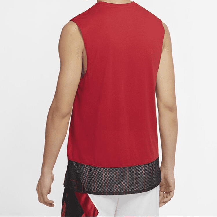 Баскетбольная майка Jordan Sleeveless Training Vest Red - изображение 5