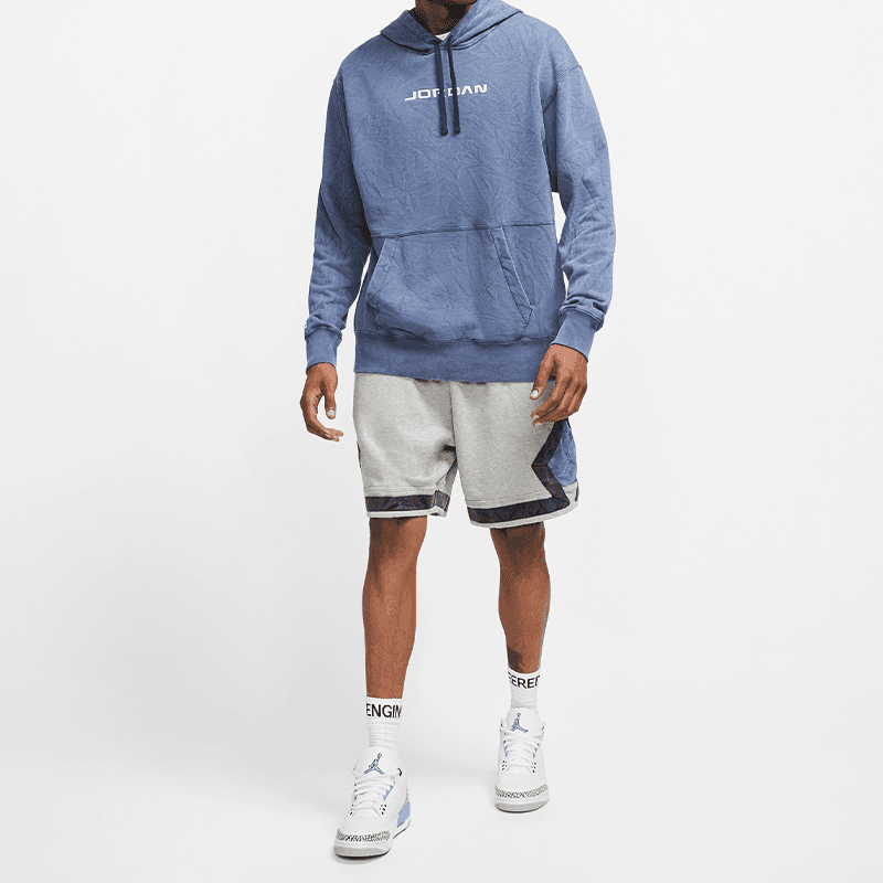 Худи Air Jordan 13 Legacy Hoodie Light Blue - изображение 4