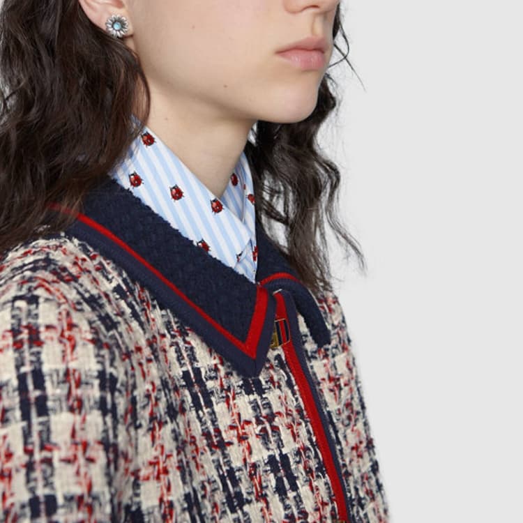 Серьги Gucci Double G Daisy Silver Earrings - изображение 8