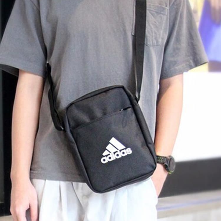 Сумка через плечо adidas Crossbody Bag Black - изображение 5