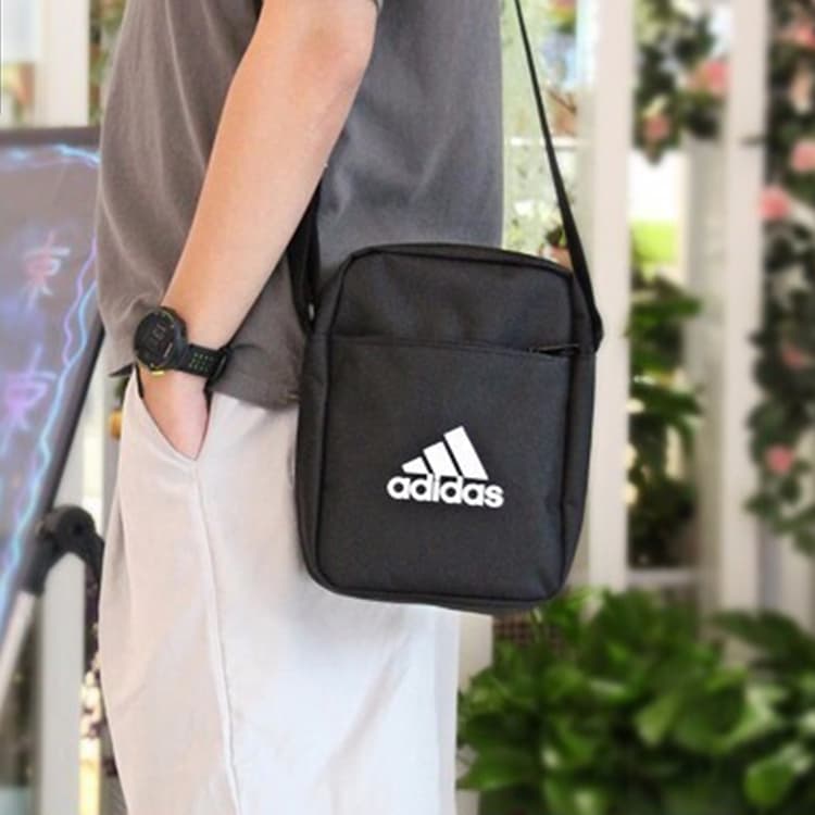 Сумка через плечо adidas Crossbody Bag Black - изображение 6