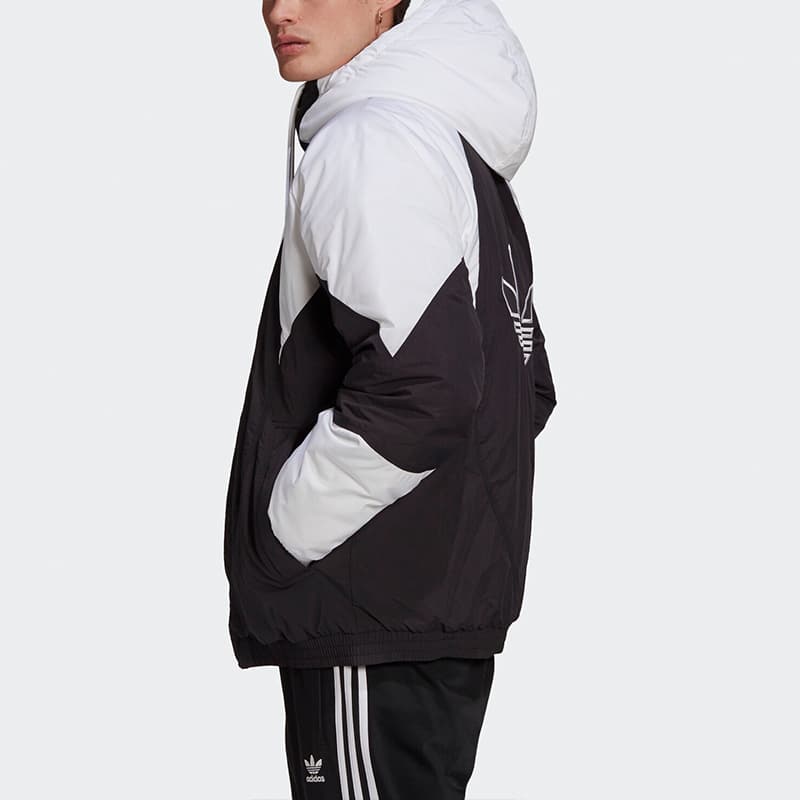Зимняя куртка пуховик adidas Originals Adicolor Padded Jacket - изображение 5