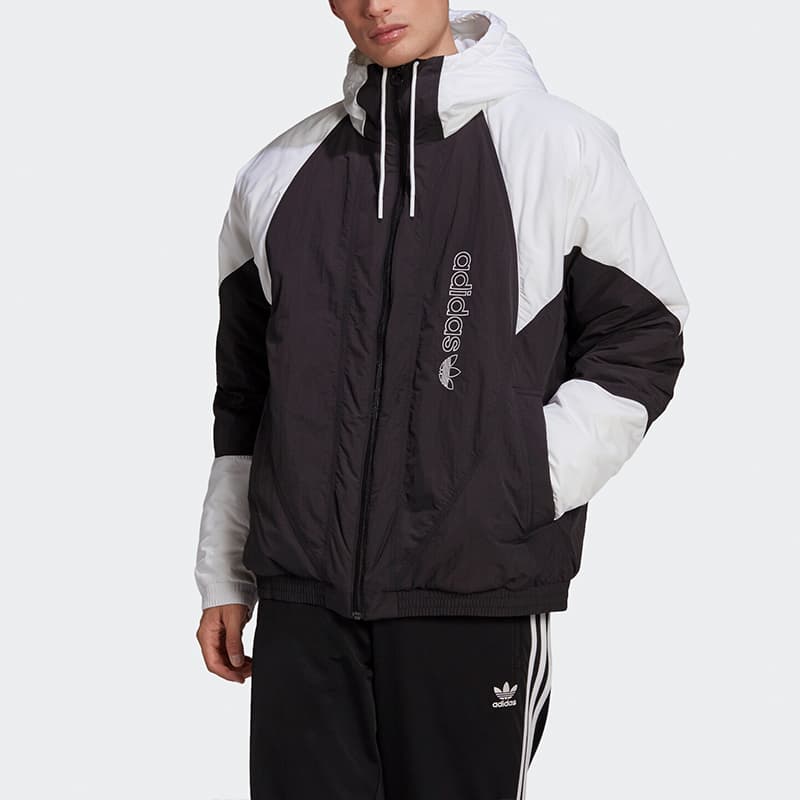 Зимняя куртка пуховик adidas Originals Adicolor Padded Jacket - изображение 3