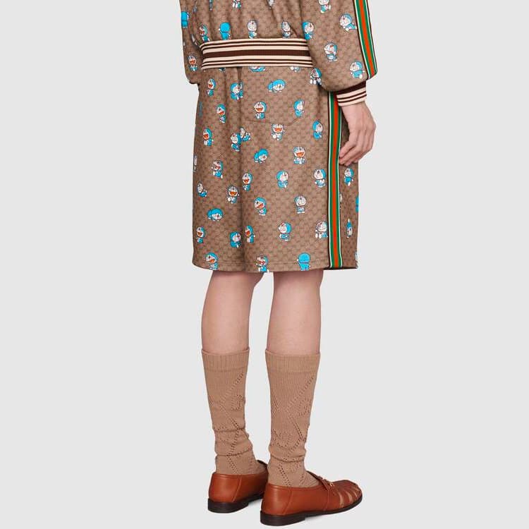Шорты Gucci x Doraemon Brown Shorts - изображение 2