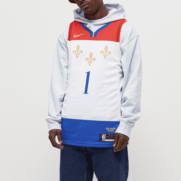 Баскетбольная майка Nike NBA Fan Jersey 20-21 New Orleans Pelicans Zion Williamson #1 White - изображение 3