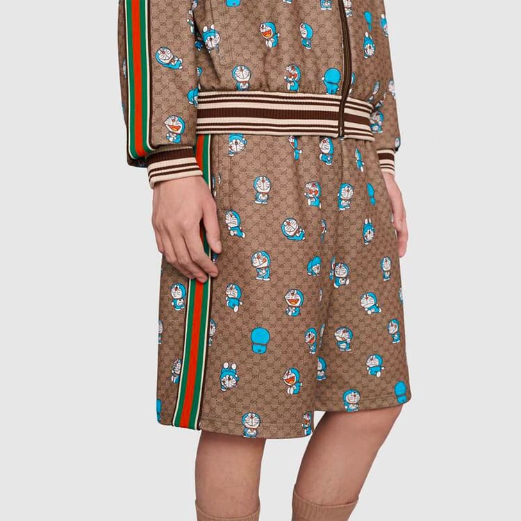 Шорты Gucci x Doraemon Brown Shorts - изображение 4