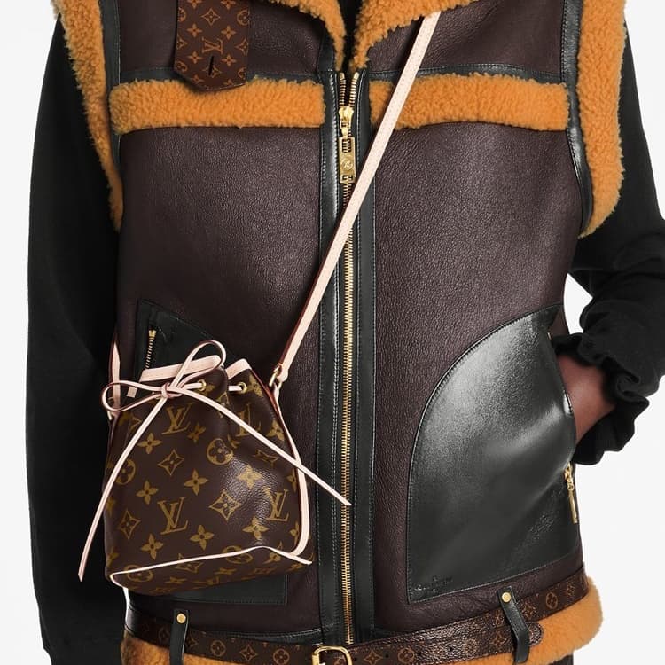 Сумка через плечо Louis Vuitton Noe Brown - изображение 7