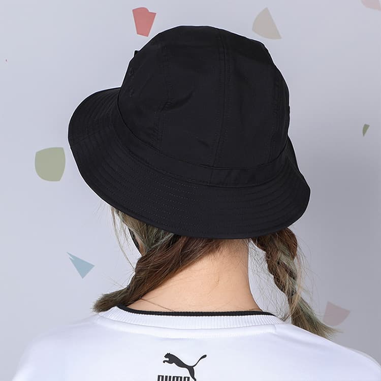 Панама PUMA Solid Dome Bucket Hat Black - изображение 3