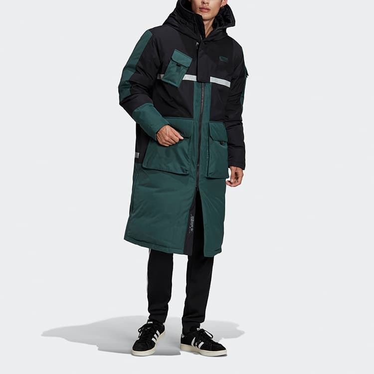 Зимняя куртка adidas Originals Long Down Jacket - изображение 2