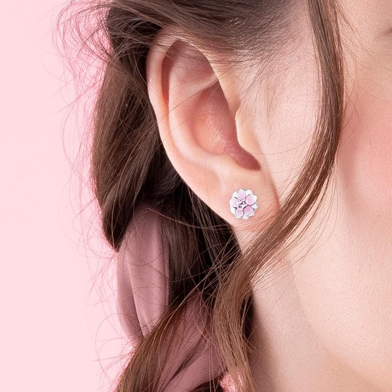 Серьги Pandora Magnolia Stud Earrings - изображение 3