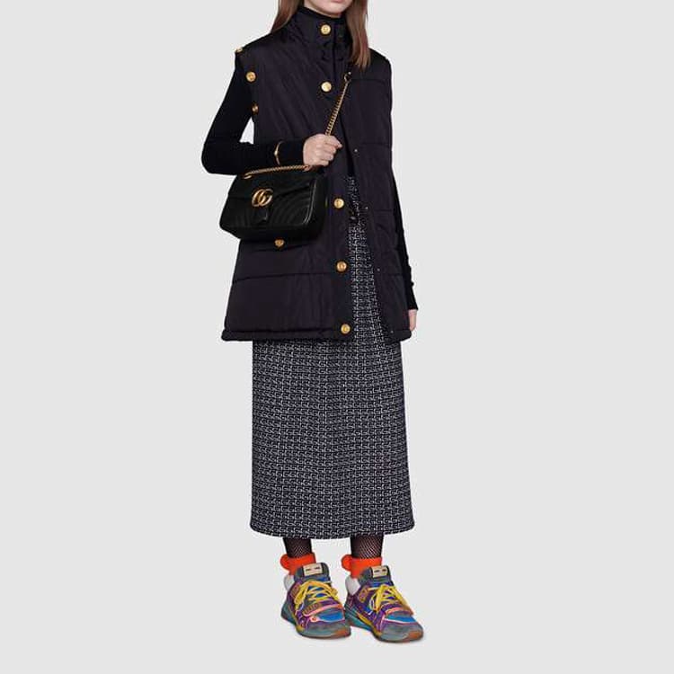 Мини-сумка Gucci GG Marmont Black - изображение 9