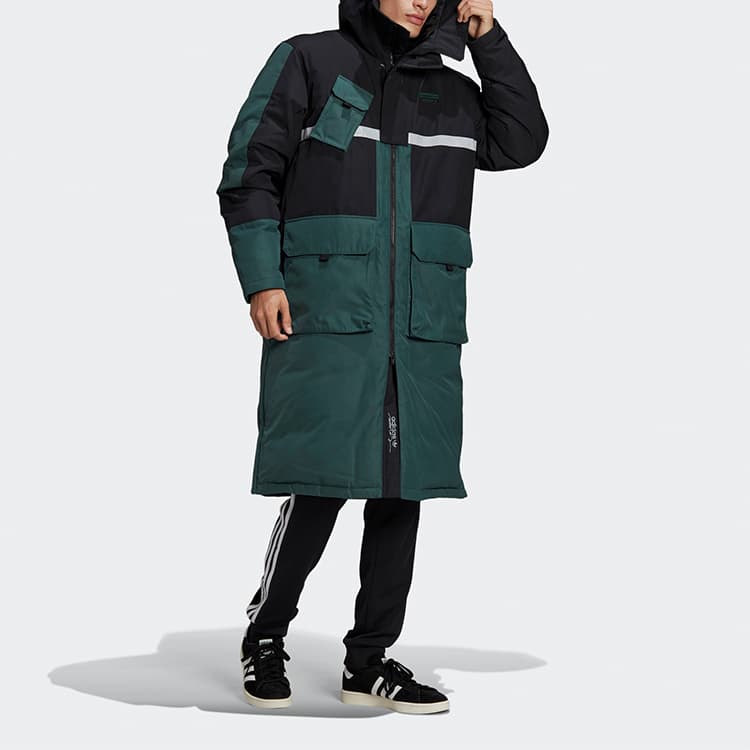 Зимняя куртка adidas Originals Long Down Jacket - изображение 5