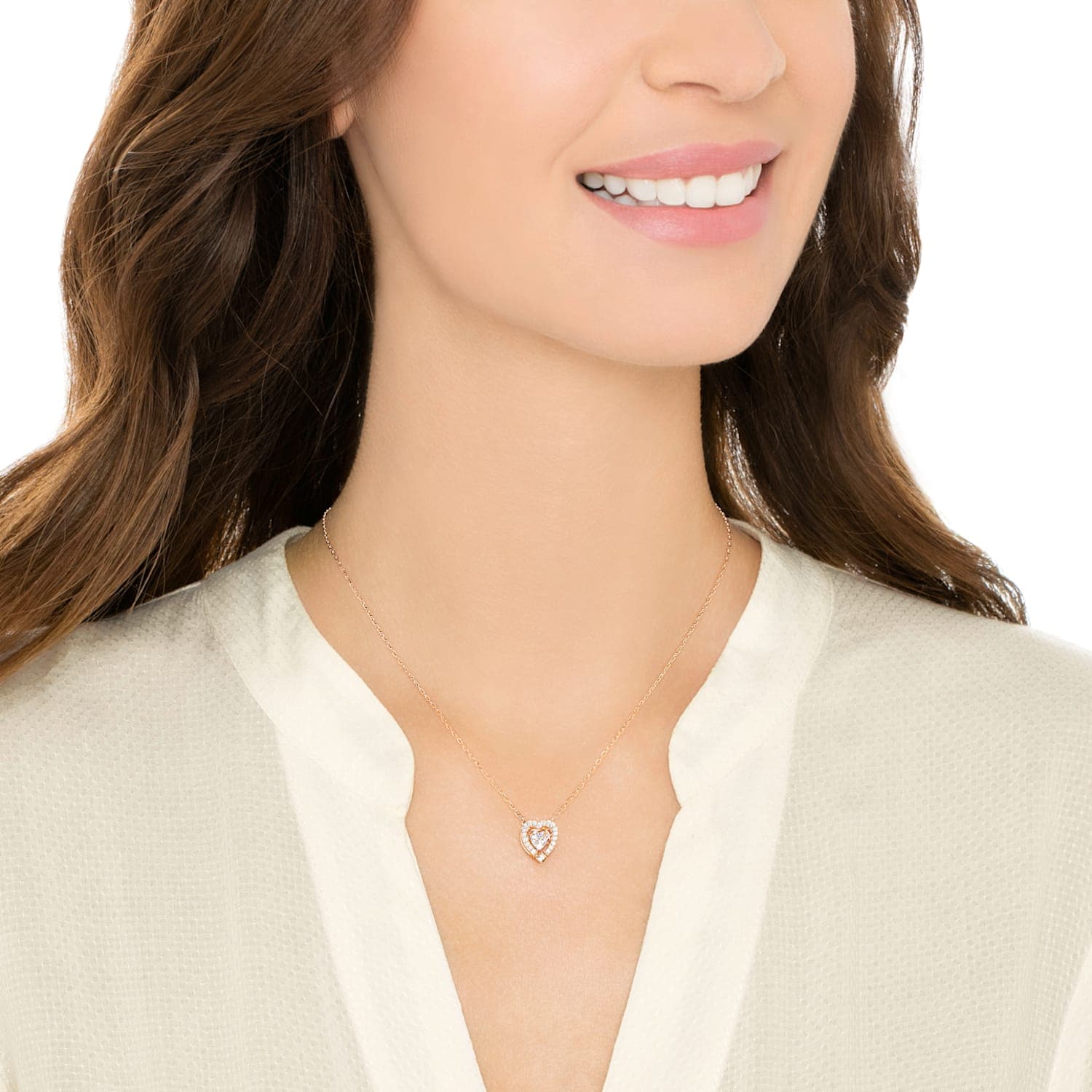 Ожерелье Swarovski Dancing Heart Necklace - изображение 3