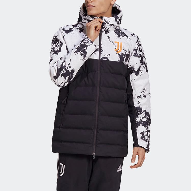 Зимняя куртка adidas Juventus Hooded Down Jacket - изображение 4