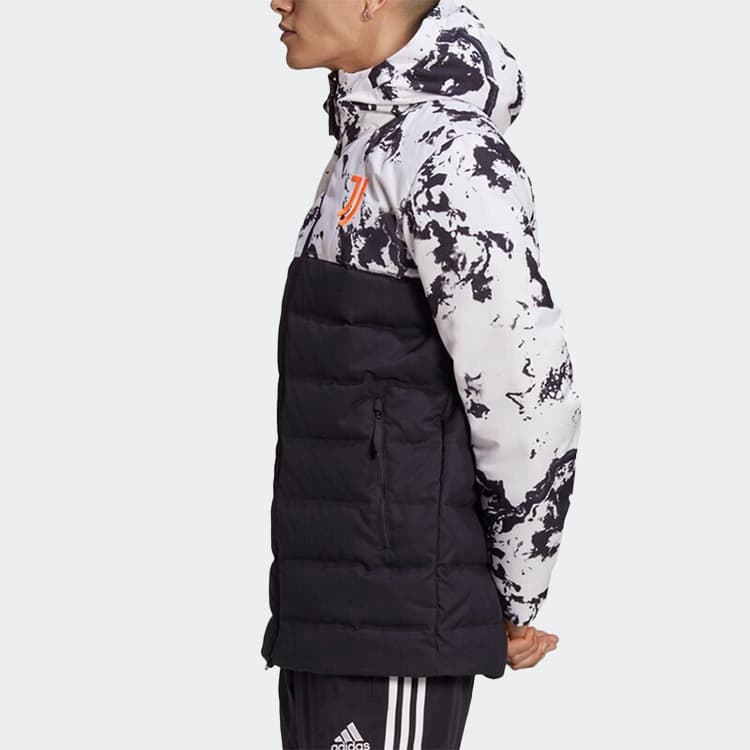 Зимняя куртка adidas Juventus Hooded Down Jacket - изображение 6