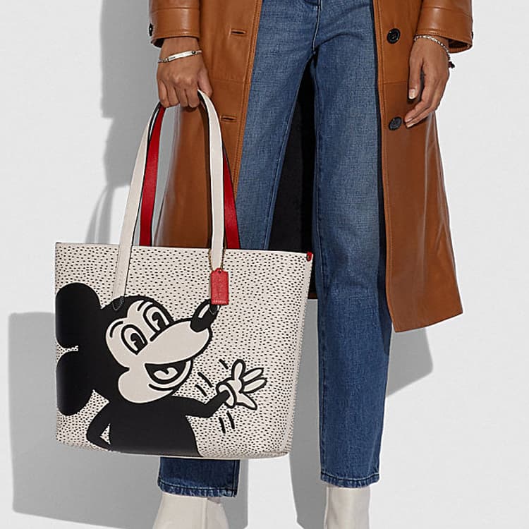 Мини-сумка COACH x Disney x Keith Highline 36 Tote - изображение 6