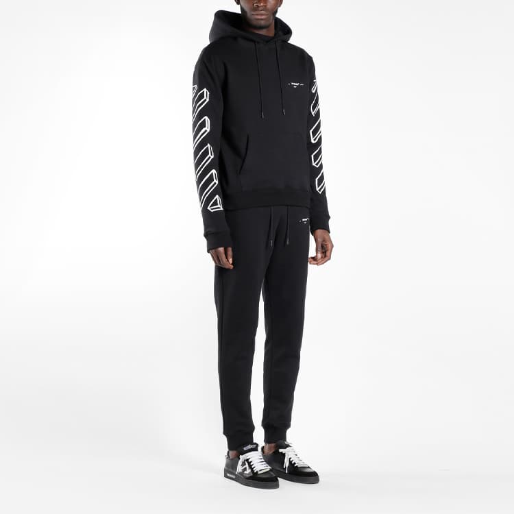 Кофта OFF-WHITE Pullover Sweatshirt Black - изображение 6