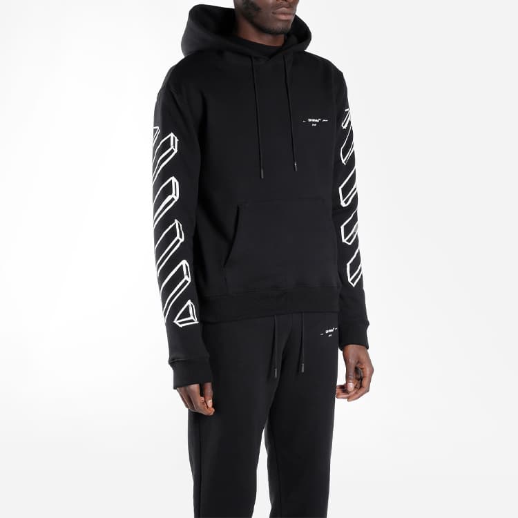 Кофта OFF-WHITE Pullover Sweatshirt Black - изображение 5