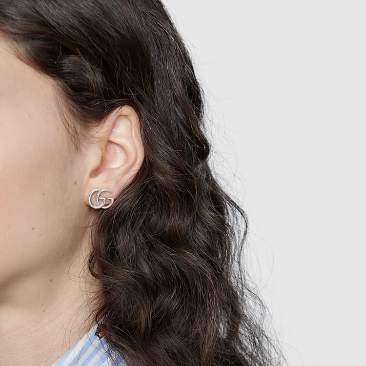Серьги Gucci Silver Earrings - изображение 4