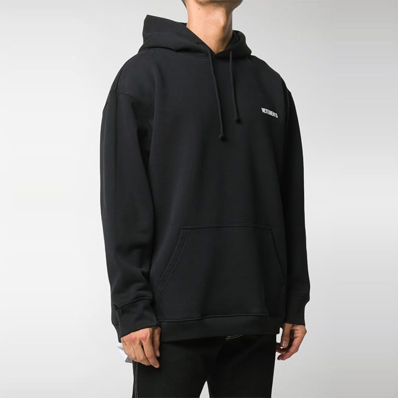 Худи Vetements Hoodie Black - изображение 6