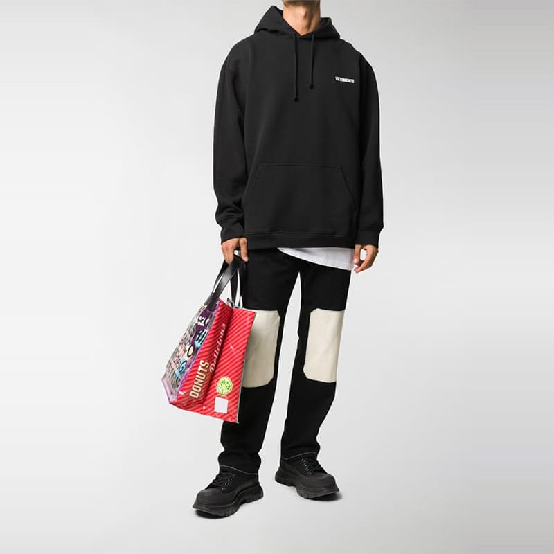 Худи Vetements Hoodie Black - изображение 4
