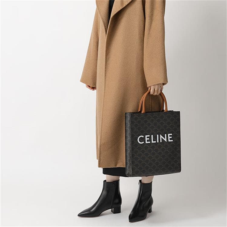 Сумка CELINE Cabas Triomphe Tote Small Brown - изображение 7