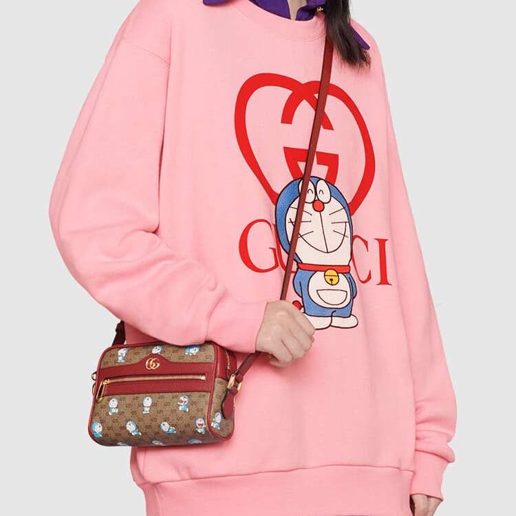 Мини-сумка Gucci x Doraemon Camera Bag - изображение 9