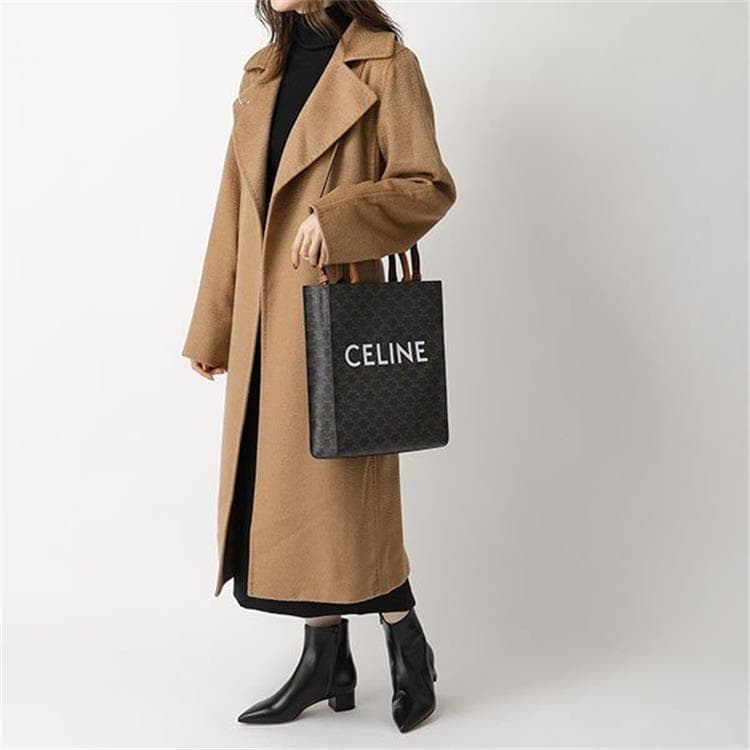Сумка CELINE Cabas Triomphe Tote Small Brown - изображение 8