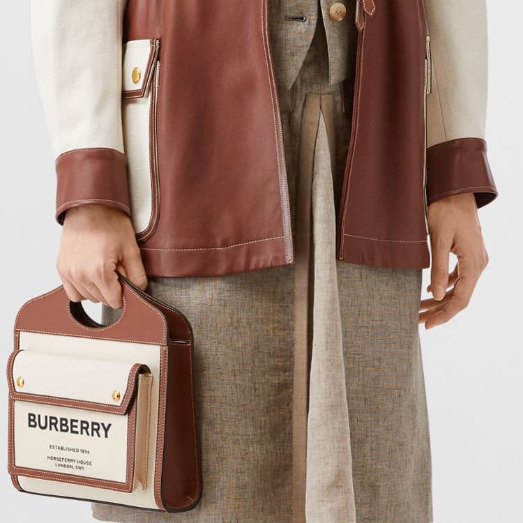 Сумка Burberry Vintage Pocket Bag Beige - изображение 10