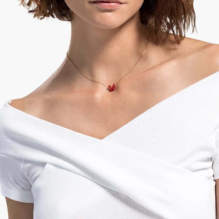Ожерелье Swarovski Iconic Swan Necklace - изображение 4