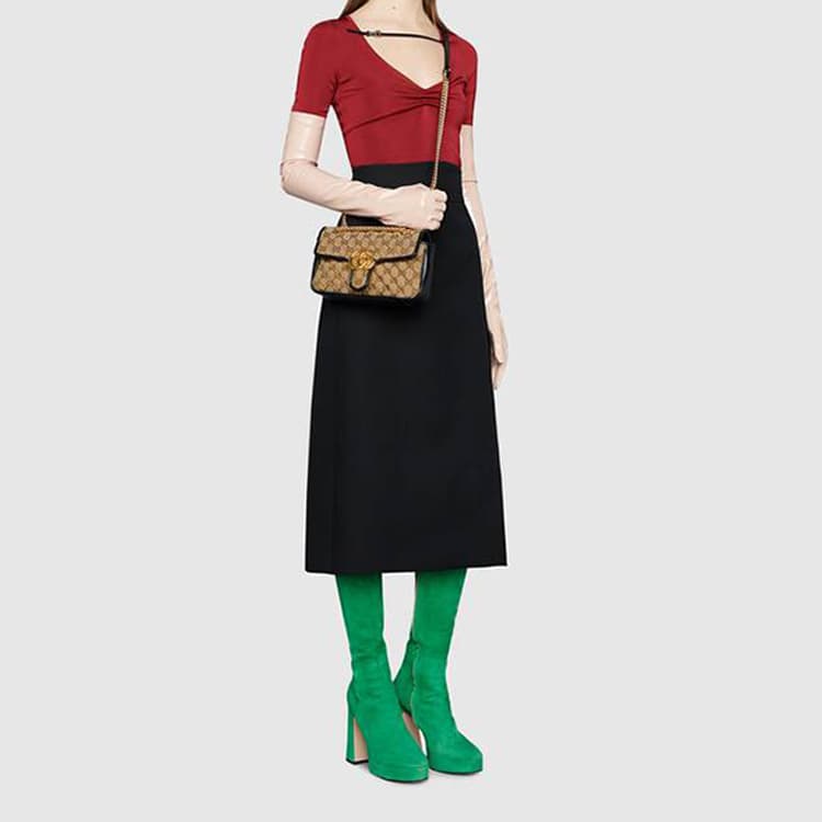Сумка через плечо Gucci GG Marmont Mini - изображение 9