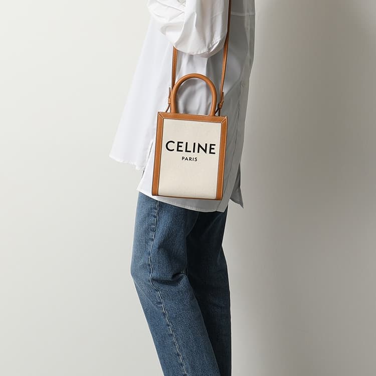 Сумка Celine Cabas Mini Beige Brown - изображение 7