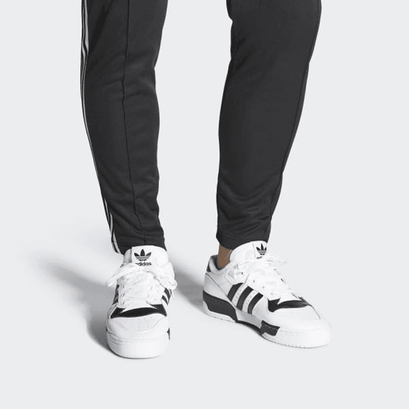 Кроссовки adidas Rivalry Low White Black - изображение 6