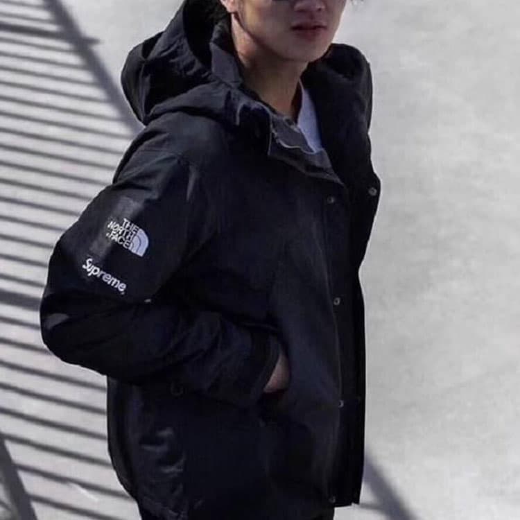 Демисезонная куртка Supreme x The North Face SS19 Logo Jacket Black - изображение 5